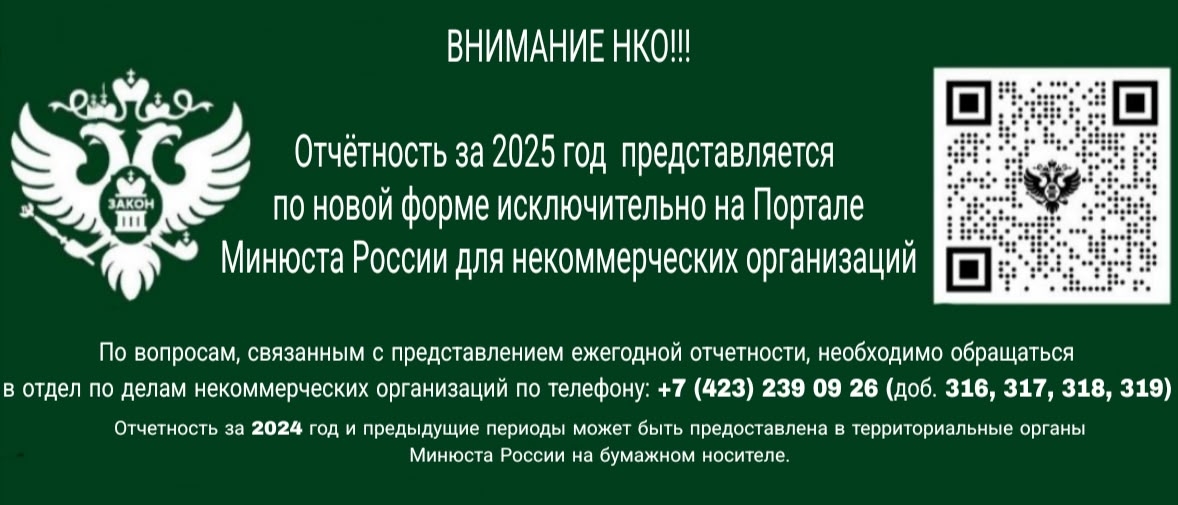 Отчётность за 2025 для НКО Отчётность за 2025 для НКО.