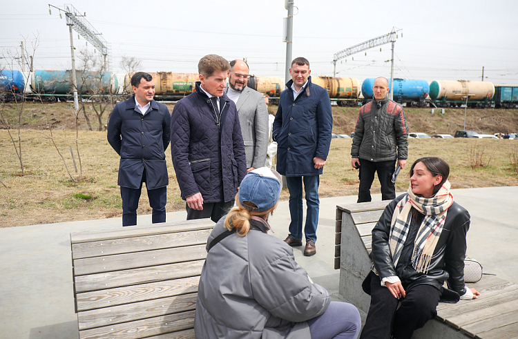 Олег Кожемяко призвал приморцев проголосовать за объекты благоустройств.